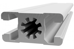 Hliníkový, konstrukční profil 22,5x45 s drážkou; 990292