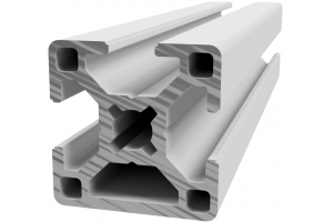 Hliníkový profil 30x30 s 3x drážkou 8 mm a 1x zakrytou drážkou; 992400