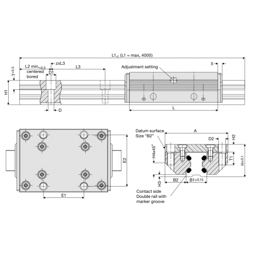 Kolejnice 63183A FDA 15, Řezaný profil