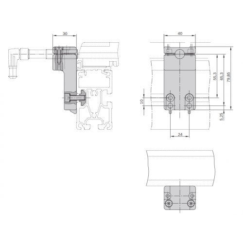 Držák snímače SH 2/S, 3842168830 TS 2, (1ks)