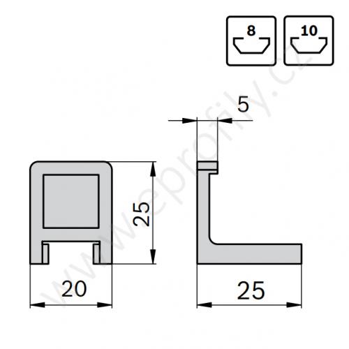 Variofix aretační klip, 3842184738, , (1ks)