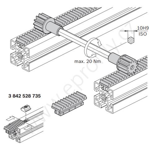 Ozubené kolečko, 3842501576, N10, (1ks)