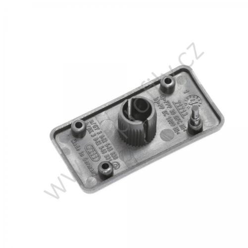 Krytka konce profilu černá plast, 3842501577 22,5x45, (1ks)