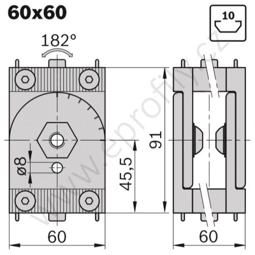 Kloub, ESD, 3842502687, 60x60, (1ks)