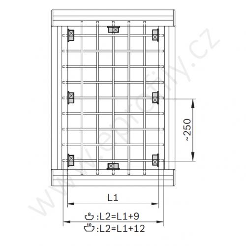 Upínací pouzdro pletiva, 3842515244, N8, N10, (1ks)