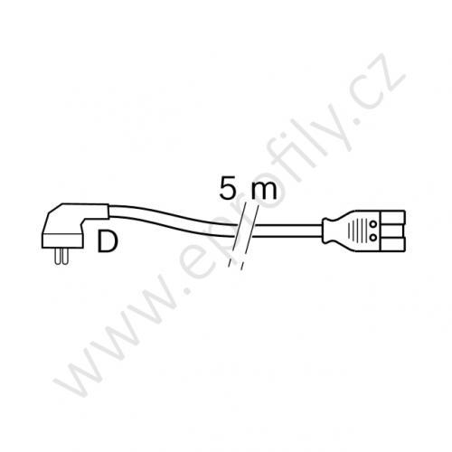 Síťový kabel, 3842517045 - výprodej 5 m, (1ks)