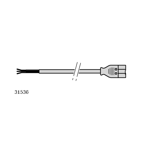 Síťový kabel, otevřený konec 3842517201 5 m, (1ks)