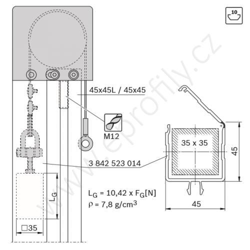 Kladka, 3842518797, N10, (1ks)