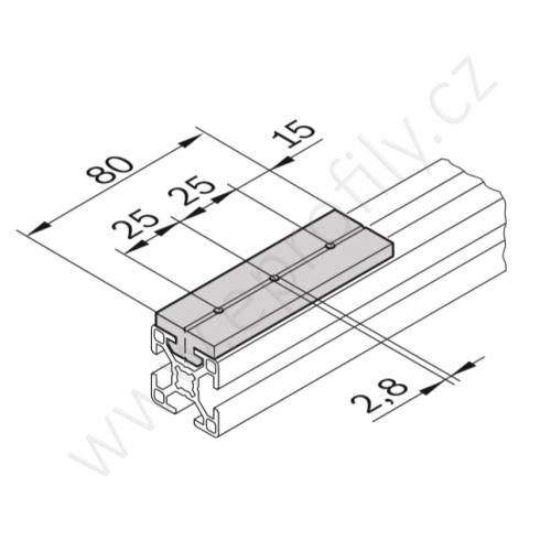 Kluzák plochý, 3842523212, N8, (1ks)