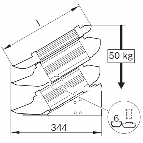 Podstavec SG 90, 3842526660, 90x149x315, (1ks)