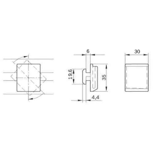 Držák zásobníku, 3842530304 N10, (1ks)