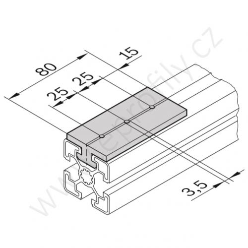 Kluzák plochý, 3842530329, N10, (1ks)