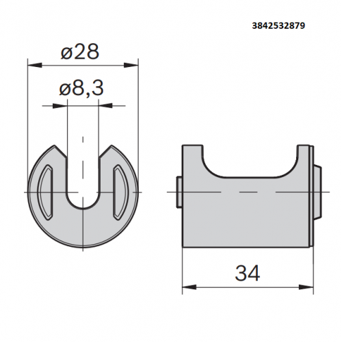 T-spojka, 3842532879, D28, (1ks)