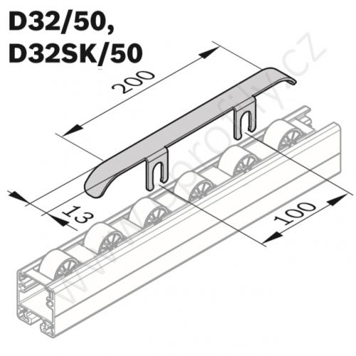 Brzda, ESD, 3842532881, D32/50, D32SK/50, (1ks)