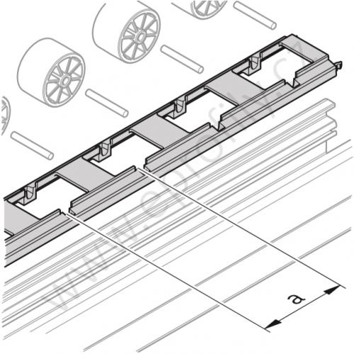 Držák koleček, 3842532886, D32SK/50, (1ks)