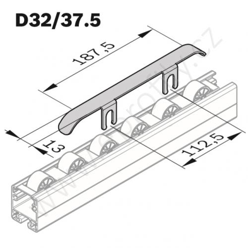 Brzda, ESD, 3842537948, D32/37,5, (1ks)