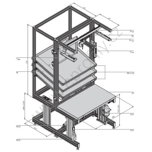 Bezpečnostní lišta, 3842540129, 2000 mm, (1ks)