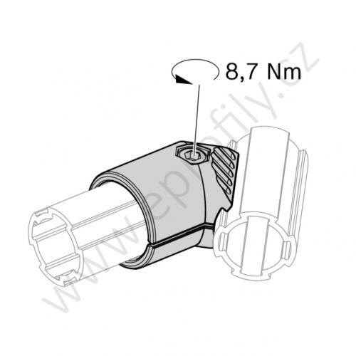 45° spojka, ESD, 3842541175, D28, (1ks)