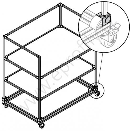 Adaptér, ESD, 3842541187, N10/45; D28L/D28L,N10, (1ks)