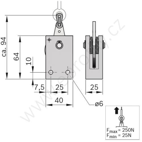 Bezpečnostní brzda, 3842546519, N10, (1ks)