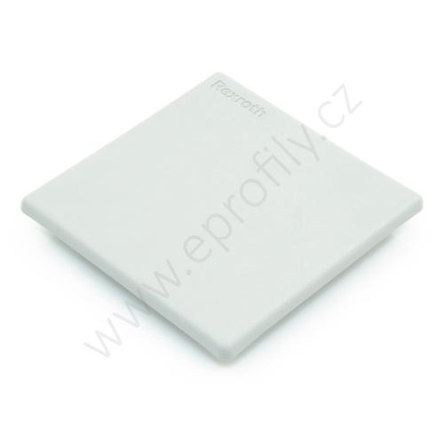 Krytka konce profilu šedá plast, 3842548750, 80x80, (1ks)
