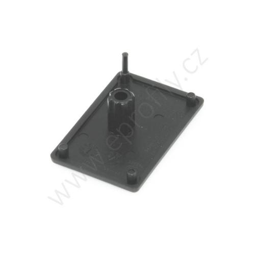Krytka konce profilu černá plast, ESD, 3842548779 - výprodej 30x45, (1ks)