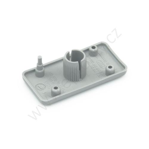 Krytka konce profilu šedá plast, 3842548830 - výprodej 22,5x45, (1ks)