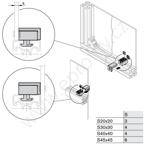 Variofix blok S, 3842548838, N8, (1ks)