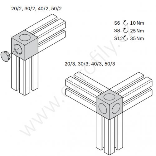 Kostka, ESD, 3842549858, 20/2, (1ks)