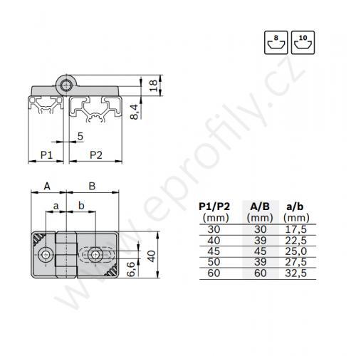 Plastový pant, 3842554470, 45x60, Balení (20ks)