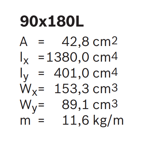 Hliníkový, konstrukční profil, 3842557226, 90x180L, Balení (3ks)