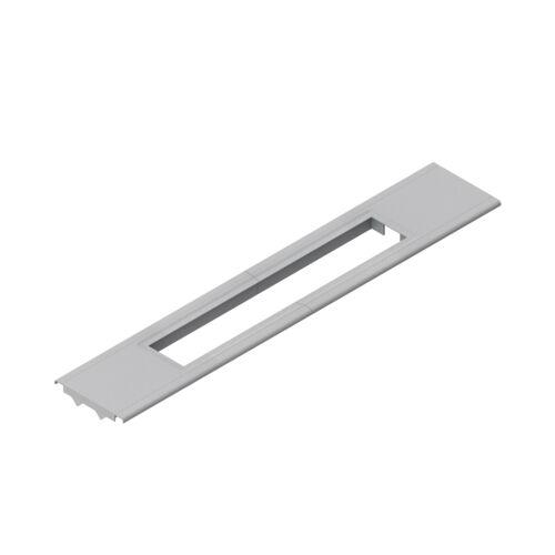 Kryt zásuvkové lišty,  šedá plast, 3842558507 80, (1ks)