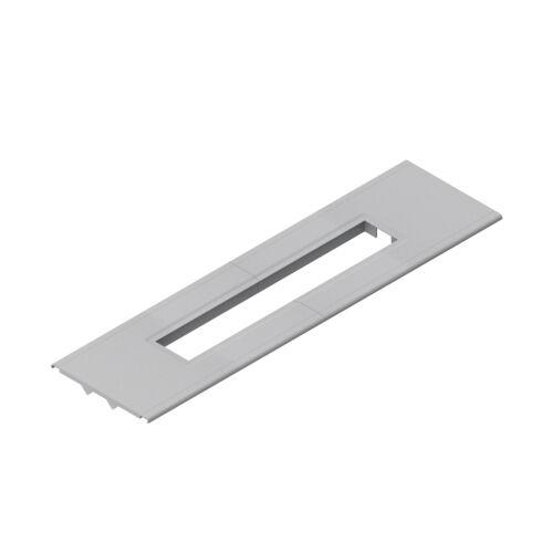 Kryt zásuvkové lišty,  šedá plast, 3842558509 120, (1ks)