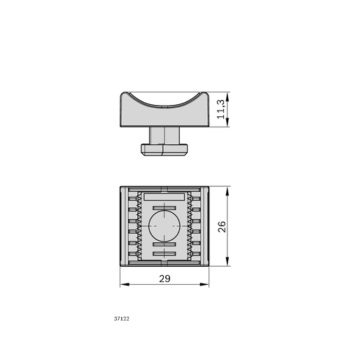Držák kabelů, 3842559382, LOOP 10, (1ks)