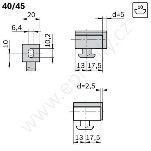 Variofix blok S, 3842564810, N10, (1ks)