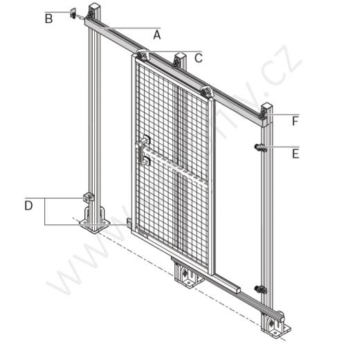 Profil - kolejnice, 3842992946, 30x45C, Celá tyč