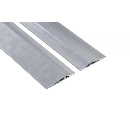 Blok parkovací podlahový aluminiový vysoký - vysoký, PAB-6060, 2x (12x77x6000), Celá tyč