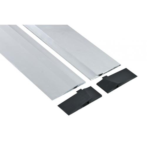 Blok parkovací podlahový aluminiový nízký - nízký, PAB-F-6060, 2x (6x77x6000), Celá tyč