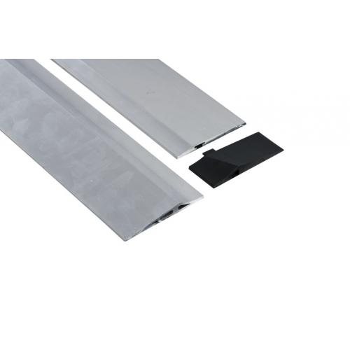 Blok parkovací podlahový aluminiový vysoký - nízký, PAB-FH-6060, 12x77; 6x77, Řezaný profil